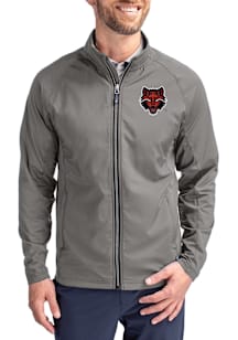 Cutter and Buck Arkansas State Red Wolves Mens Graphite Adapt Eco Medium Weight Jacket