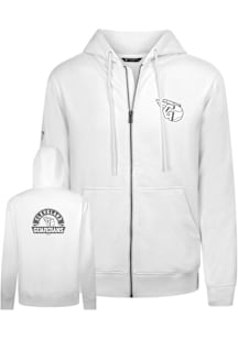 Levelwear Cleveland Guardians Mens White Podium Arch Long Sleeve Full Zip Jacket