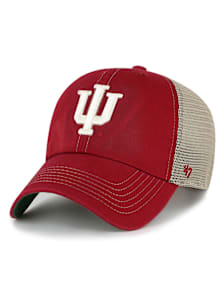 47 Indiana Hoosiers Trawler Clean Up Adjustable Hat - Red
