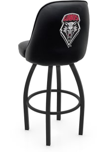 New Mexico Lobos Padded Swivel Pub Stool - Black