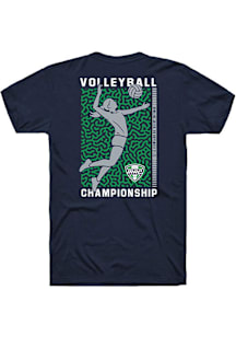 Summit Sportswear MAC Navy Blue Volleyball Short Sleeve T Shirt