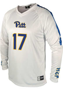 Brooke Mosher Genuine Collective Mens White Pitt Panthers NIL Jersey