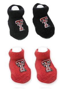 Texas Tech Red Raiders 2 Pack Baby Bootie Boxed Set