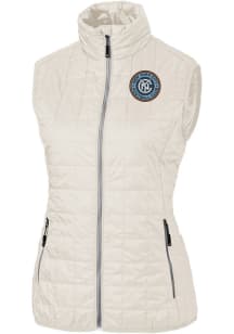 Cutter and Buck New York City FC Womens White Rainier PrimaLoft Vest
