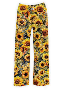 Kansas Mens Yellow Sunflower Sleep Pants