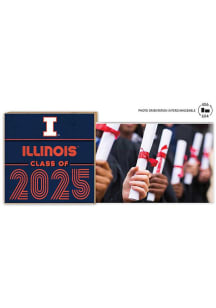 Navy Blue Illinois Fighting Illini Class of 2025 unique photo frame Picture Frame