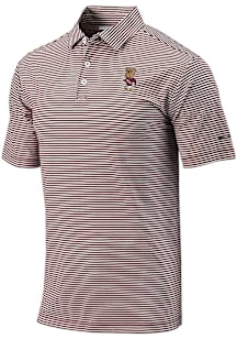 Columbia Mississippi State Bulldogs Mens Maroon Vault Heat Seal Omni Wick Club Invite Short Sleeve..