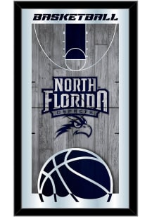North Florida Ospreys Basketball Hanging Back Bar Mirror