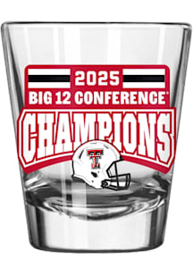 Texas Tech Red Raiders 2025 Big 12  Football Champions 2oz Shot Glass
