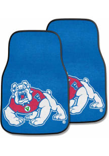 Sports Licensing Solutions Fresno State Bulldogs Logo Car Mat - Navy Blue