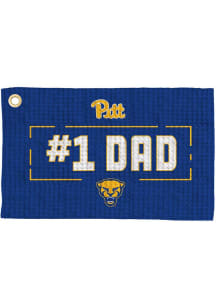 Blue Pitt Panthers #1 Dad Waffle Golf Towel