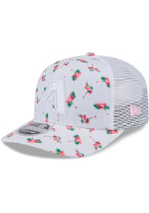 New Era Arizona Diamondbacks Pattern 9SEVENTY Stretch Snap Adjustable Hat - White