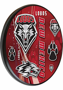 New Mexico Lobos Printed Sign - Black