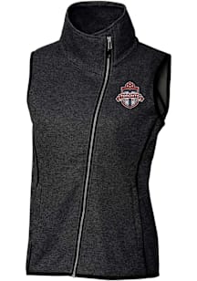 Cutter and Buck Toronto FC Womens Charcoal Mainsail Asymmetrical Vest