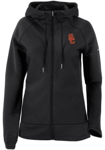 Womens USC Trojans Black Columbia Pack It Up Long Sleeve Full Zip Jacket