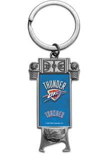 Oklahoma City Thunder Sculpted Bottle Opener Keychain - Navy Blue