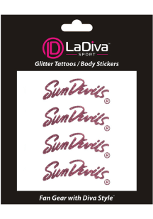 Arizona State Sun Devils Sun Devils Glitter Tattoo