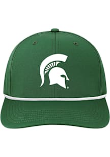 Back Nine Stretch Fit Michigan State Spartans Flex Hat - Green