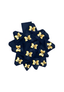 Navy Blue Michigan Wolverines Gift Bow Gift Bag