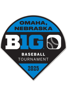 Black Big Ten Souvenir Baseball Tournament Collector Pin