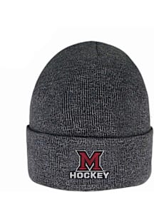 LogoFit Miami RedHawks Dark Grey South Pole Mens Knit Hat