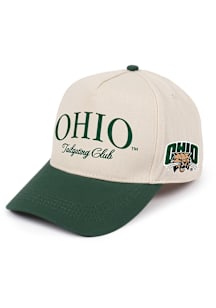 Ohio Bobcats Green Two Tone Ponyback Womens Adjustable Hat