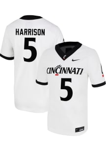 Christian Harrison Nike Mens White Cincinnati Bearcats NIL Game Football Jersey