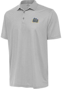 Mens Drexel Dragons White Antigua Rings Short Sleeve Polo Shirt