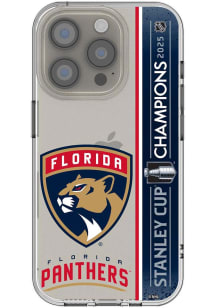 Florida Panthers 2025 Stanley Cup Champions iPhone Clear Phone Cover