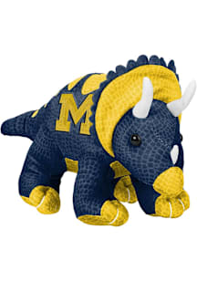 Michigan Wolverines Forever Collectibles  10" Triceratops Plush - Navy Blue