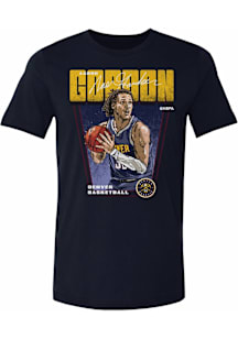 Aaron Gordon Denver Nuggets Navy Blue Premiere Short Sleeve Fashion Player T Shirt