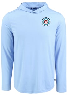 Cutter and Buck Chicago Fire Mens Light Blue Coastline Eco Hood