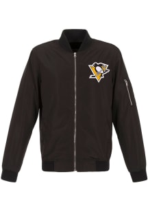 Pittsburgh Penguins Mens Black Logo Heavyweight Jacket