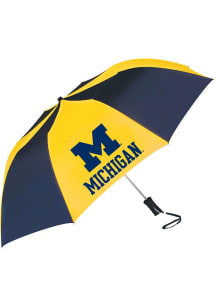 Michigan Wolverines 2 tone auto fold Umbrella