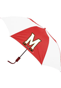 Red Maryland Terrapins Two Tone Auto Fold Umbrella