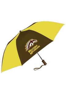 Brown Western Michigan Broncos Two Tone Auto Fold Umbrella