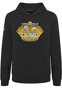 Levelwear Los Angeles Kings Youth Black Podium Jr Acumen Long Sleeve Hoodie