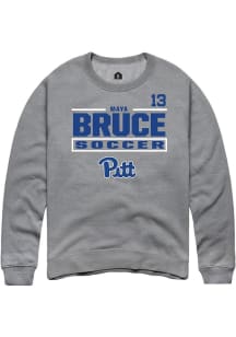 Maya Bruce Rally Mens Graphite Pitt Panthers NIL Stacked Box Player Crew
