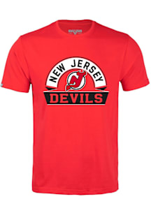 Levelwear New Jersey Devils Red Richmond Banner Arch Short Sleeve T Shirt
