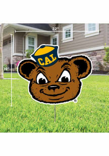 Cal Golden Bears Mascot Yard Sign - Brown