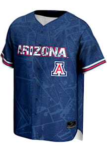ProSphere Arizona Wildcats Mens Navy Blue Vigor Baseball Jersey