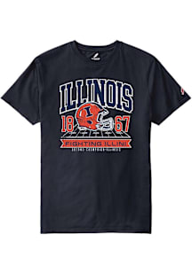 Illinois Fighting Illini Navy Blue Football All American Football No Boundaries Short Sleeve T Shi..