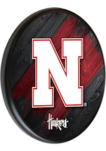 Nebraska Cornhuskers Printed Sign - Black