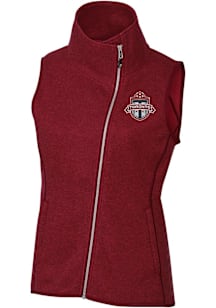 Cutter and Buck Toronto FC Womens Red Mainsail Asymmetrical Vest