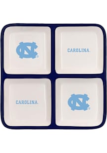North Carolina Tar Heels 4 Section Ceramic Serving Tray