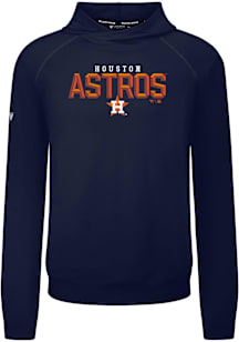 Levelwear Houston Astros Navy Blue Mandate Carve Long Sleeve T Shirt