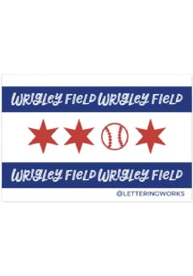 Wrigleyville Flag Stickers