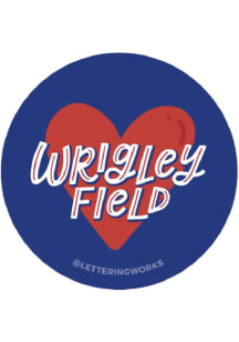 Wrigleyville Field Heart Stickers