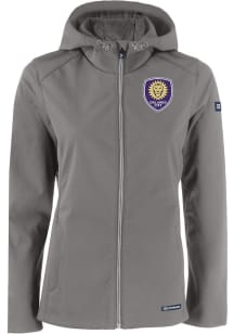 Cutter and Buck Orlando City SC Womens Graphite Evoke Light Weight Jacket