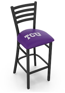 TCU Horned Frogs Stationary Pub Stool - Black